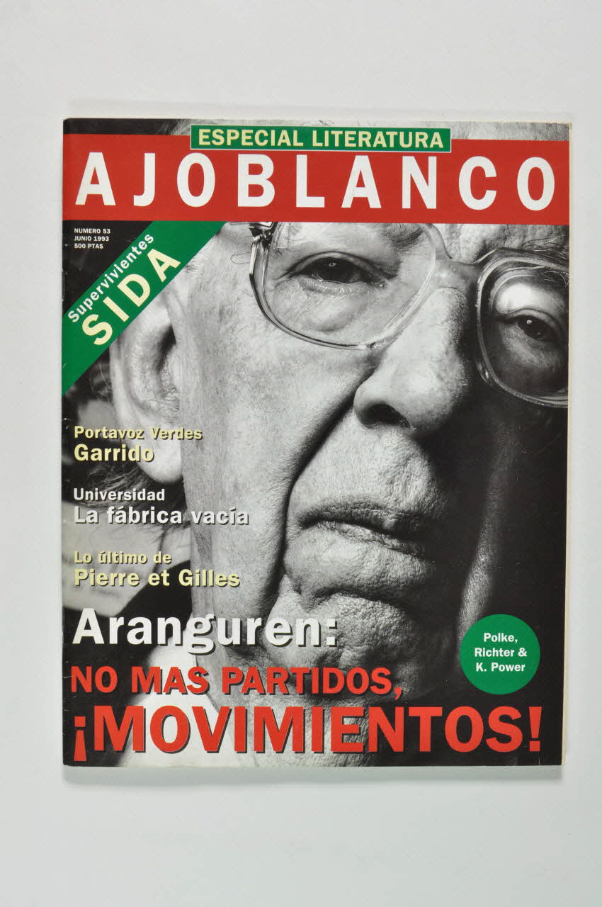 Ajoblanco revue "Supervivientes  sida" (Survivants du sida) Espagne 1993/6 2004.55.105 Photo Mucem