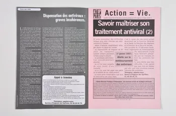 Act Up-Paris Bulletin associatif "Action ", 1997, n° 44 : Démobilisation générale France 1997 2003.97.68 Photo Mucem