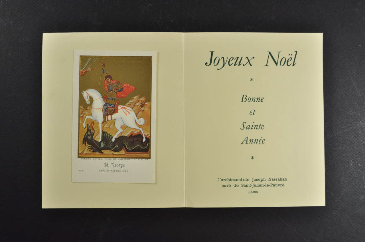 carte de voeux DMH2005.0.1421 Photo Mucem