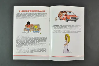 Gouvernement Des Canaries, Conseil De La Santé BROCHURE "Programa regional de prevencion des SIDA. Guia del alumno" (Programme régional de prévention du sida. Guide de l'élève) Espagne 1988 2004.55.165 Photo Mucem