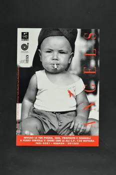 affichette "Angels" (Anges) /  "Inviaci le tue poesie, idee, proposte e consigli" (Envoyez-nous vos poésies, vos idées, vos propositions et vos conseils) 2003.98.19  Photo Mucem