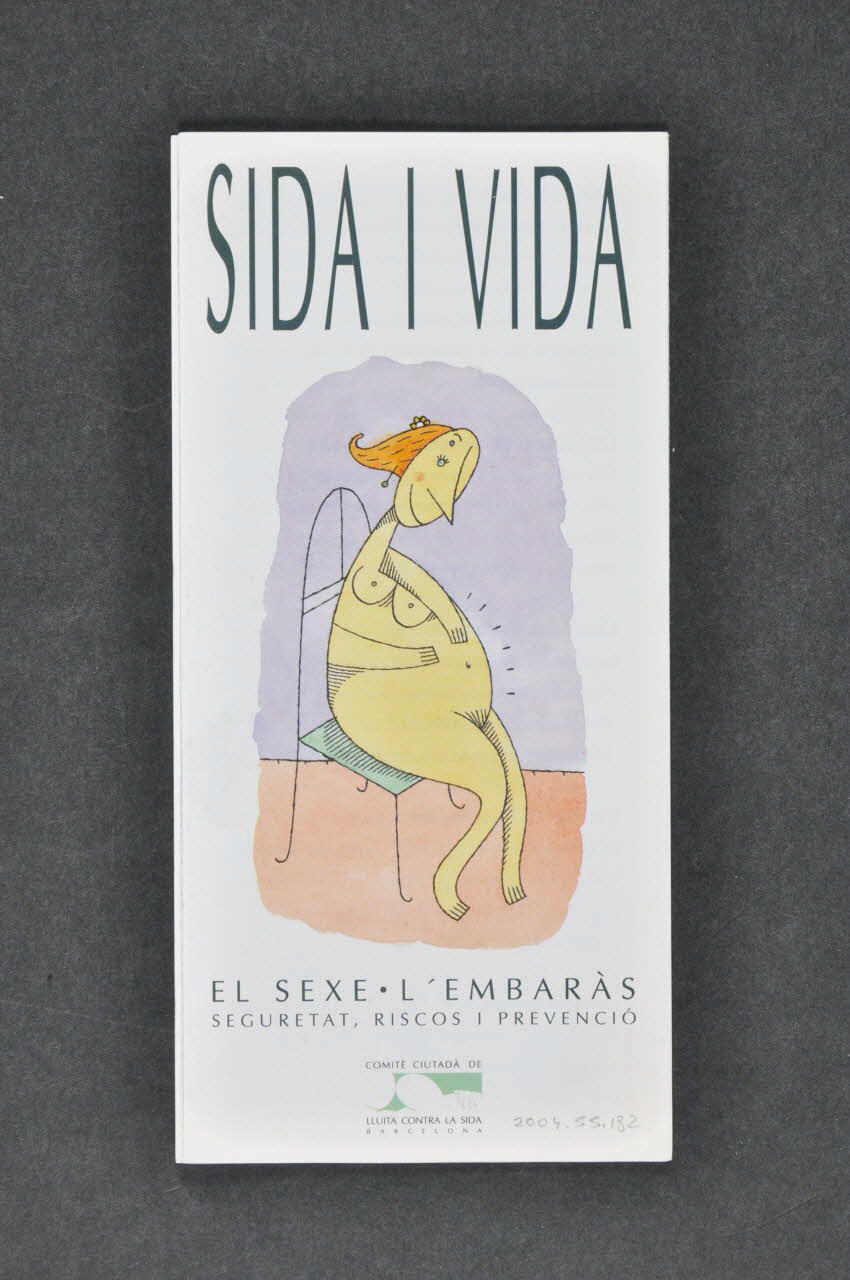 Dépliant "Sida Y vida. El Sexo. El embarazo. Seguridad, riesgos y prevencion" (castillan et catalan) 2004.55.182 Photo Mucem