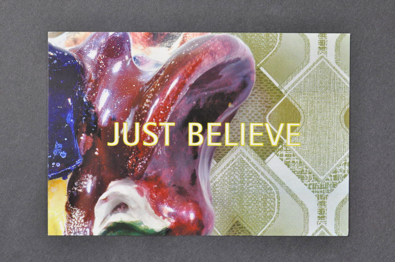 carte d'invitation "Just believe" (Croyez seulement) 2003.98.38 Photo Mucem