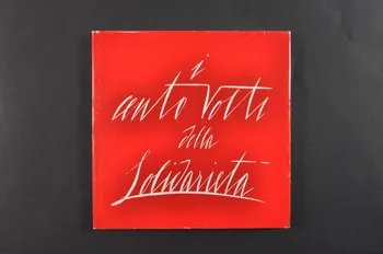 Associazione Solidarieta Aids (ASA) livre "I cento volti della solidarieta" (Les cent visages de la solidarité) Italie 1993 2003.98.56.1-2 Photo Mucem