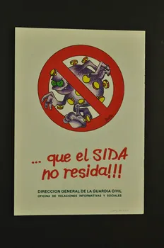 Direccion General De La Guardia Civil bande dessinée "Para vivir, hay que prevenir" (Pour vivre il faut prévenir) Espagne 1990 2004.55.205 Photo Mucem