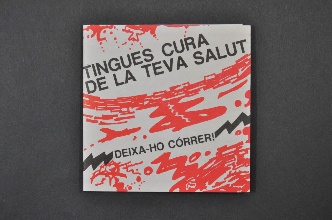Comite Ciudadano De Lucha Contra El Sida De Dépliant "Tingues cura de la teva salut" (Prends soin de ta santé) Espagne 1998 2004.55.218  Photo Mucem