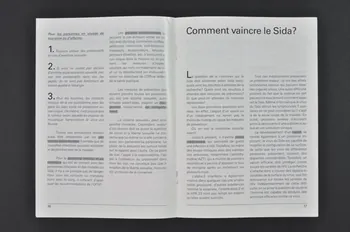 Aide Suisse Contre Le Sida (Ass) BROCHURE "Stop Sida. Informations. Faits. Conseils Lorraine, France 1990 2004.55.226 Photo Mucem