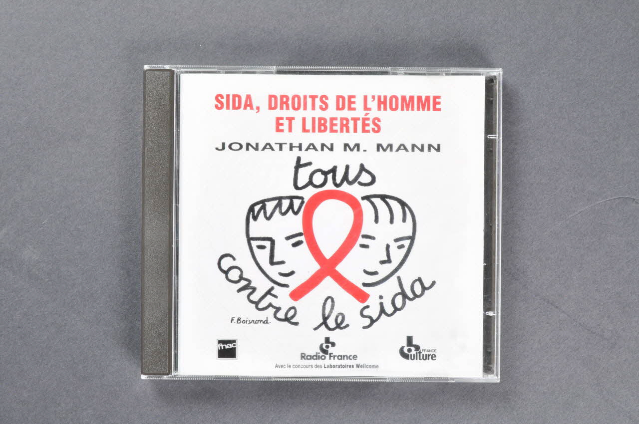 Radio France, Tous Contre Le Sida CD (compact disque) "Sida, droits de l'homme et libertés" Jonathan M. Mann France 1994/4 2003.99.100.1-3 Photo Mucem