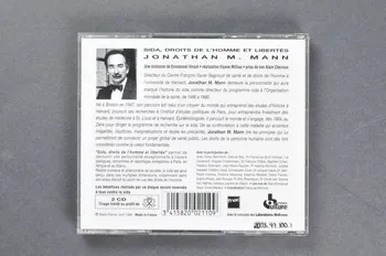 Radio France, Tous Contre Le Sida CD (compact disque) "Sida, droits de l'homme et libertés" Jonathan M. Mann France 1994/4 2003.99.100.1-3 Photo Mucem