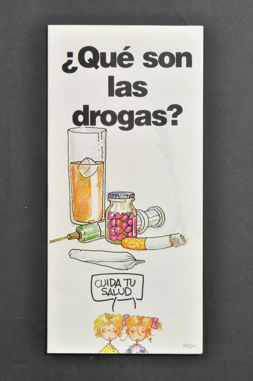 Commune Autonome De Murcia, Conseil De La Santé BROCHURE "Que son las drogas ? / No destruyas tu vida" (Qu'est-ce que les drogues ? Ne détruis pas ta vie) Espagne 1984 2004.55.230 Photo Mucem