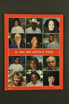 American Red Cross, Hispanic Program BROCHURE "Prevencion del HIV/Sida para la familia" (1 brochure en anglais et une en espagnol) (Prévention du VIH/Sida pour la famille) USA 1990 2004.55.232.1  Photo Mucem