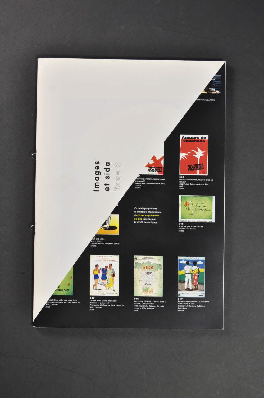 C.R.I.P.S Ile de France catalogue "Images et sida" Tome 2 France 1996 2003.99.111 Photo Mucem