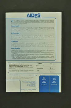 AIDES Revue associative "AIDES Info plus : Prendre ses médicaments" France 1999/10 2003.99.114  Photo Mucem