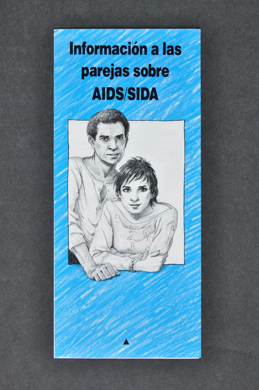 San Francisco Aids Foundation Dépliant "Informacion a las parejas sobre AIDS / SIDA"  (Information aux partenaires sur le VIH/Sida) USA 1986 2004.55.32 Photo Mucem