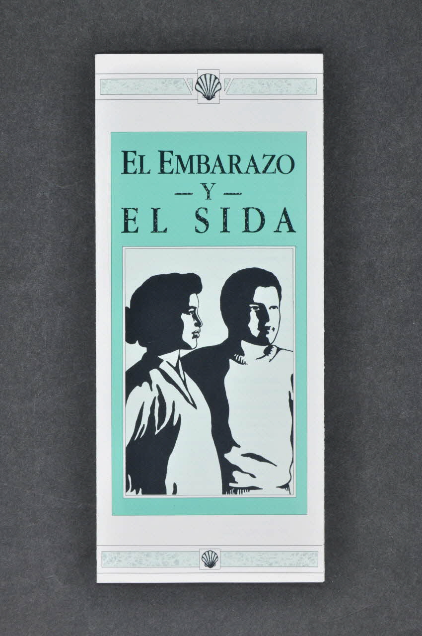 San Francisco Aids Foundation Dépliant "El embarazo y el sida" USA 1988/2 2004.55.33 Photo Mucem
