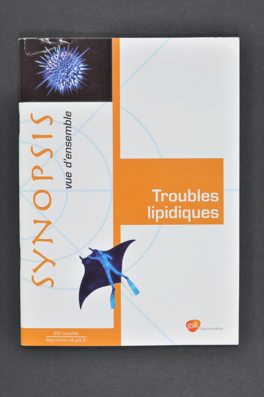 BROCHURE Synopsis, vue d'ensemble : troubles lipidiques 2003.99.28 Photo Mucem