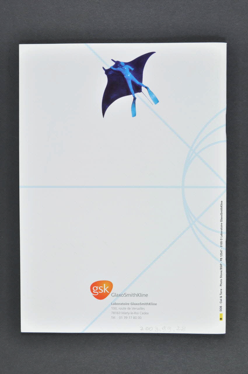 BROCHURE Synopsis, vue d'ensemble : troubles lipidiques 2003.99.28 Photo Mucem