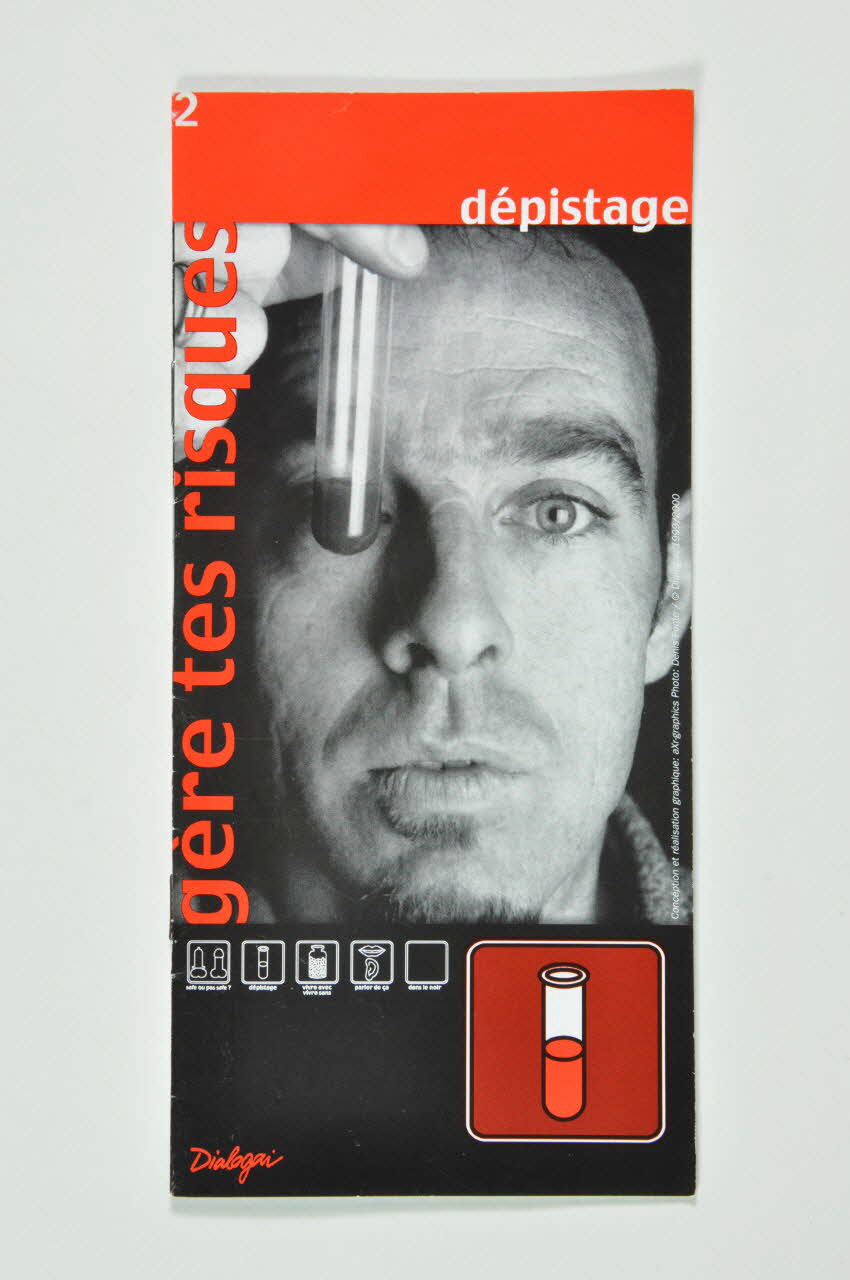 BROCHURE "Gère tes risques" : dépistage Lorraine, France 2000/5 2003.99.37 Photo Mucem