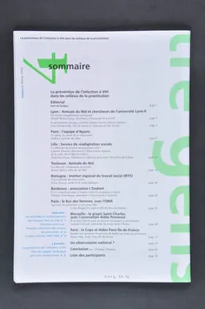 AFLS (Agence Française De Lutte Contre Le Sida) revue La prévention de l'infection à VIH dans les milieux de la prostitution France 1994/2 2003.99.42 Photo Mucem