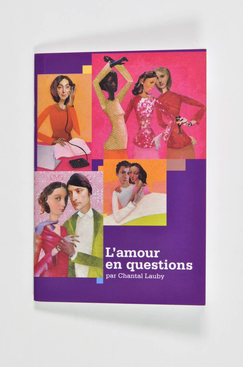 Ministère de l'Emploi et de la Solidarité BROCHURE "L'amour en questions" par Chantal Lauby France 2001/3 2003.99.51 Photo Mucem