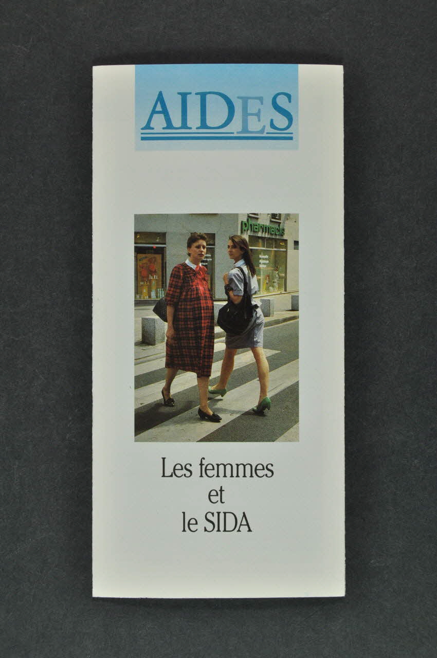 AIDES Dépliant "Les femmes et le sida" France 1988/6 2004.55.81 Photo Mucem