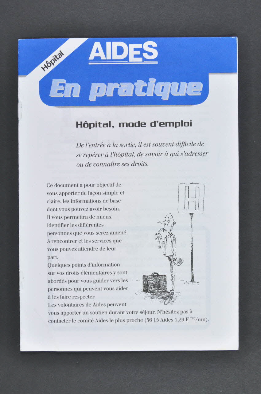 BROCHURE "Hôpital, mode d'emploi" 2003.99.61 Photo Mucem
