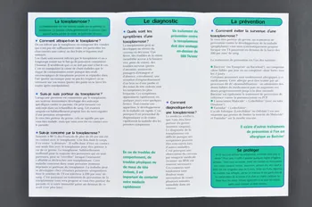 AIDES Dépliant "La toxoplasmose" France 1998 2003.99.66  Photo Mucem