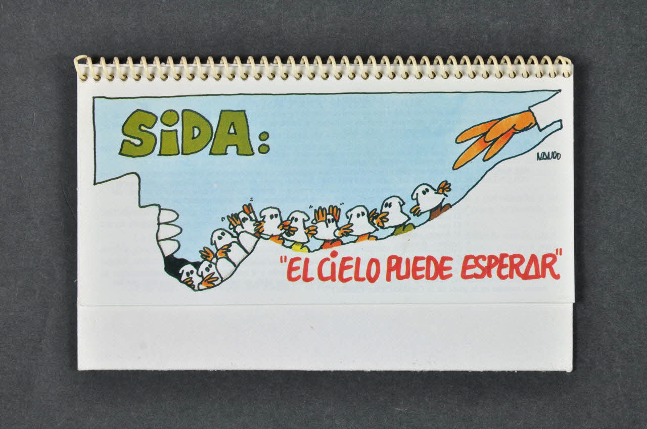 Religiosos Camilos Al Servicio Del Enfermo BROCHURE "SIDA : el cielo puede esperar" (Sida : le ciel peut attendre) Espagne 1991 2004.55.93 Photo Mucem