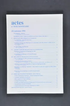 Aides Et Agence Française De Lutte Contre Le Sida revue "Autour du sida : tests et dépistages France 1992 2003.99.73 Photo Mucem