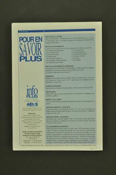 AIDES Revue associative "AIDES Info plus : Les maladies de peau. Première partie" France 1995/2 2003.99.83 Photo Mucem