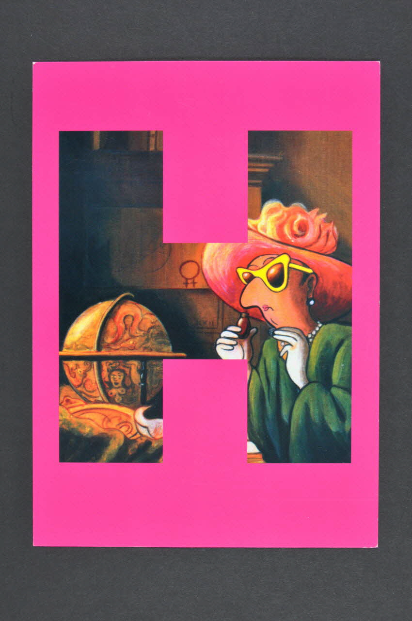 Galerie "Au-Dessous Du Volcan" CARTON D'INVITATION Île-de-France, France 2002 2003.99.87 Photo Mucem