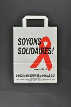 Aide Suisse Contre Le Sida, Sida Info Doc sac "Soyons solidaires" Lorraine, France 2003 2004.56.59 Photo Mucem