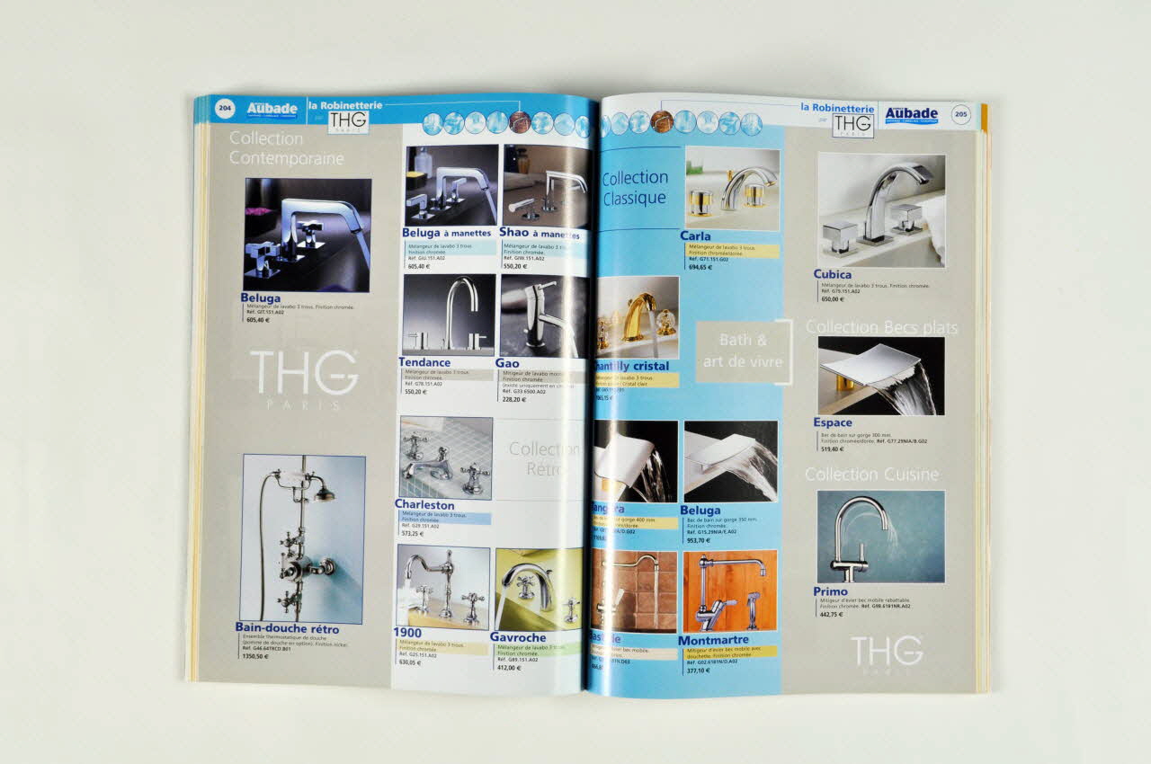 catalogue commercial Catalogue salles de bains Aubade 2006 France 2006 2006.158.27.1 Photo Mucem