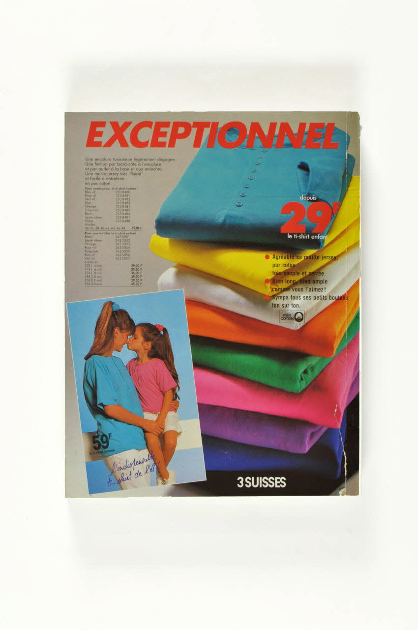 catalogue commercial Catalogue Les Trois Suisses printemps-été 1987 France 1987 2006.158.27.4 Photo Mucem