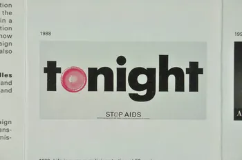 Aide Suisse Contre Le Sida (Ass) autocollant "Tonight" (Dépliant : "Swiss AIDS prevention Lorraine, France 1988 2004.56.8  Photo Mucem