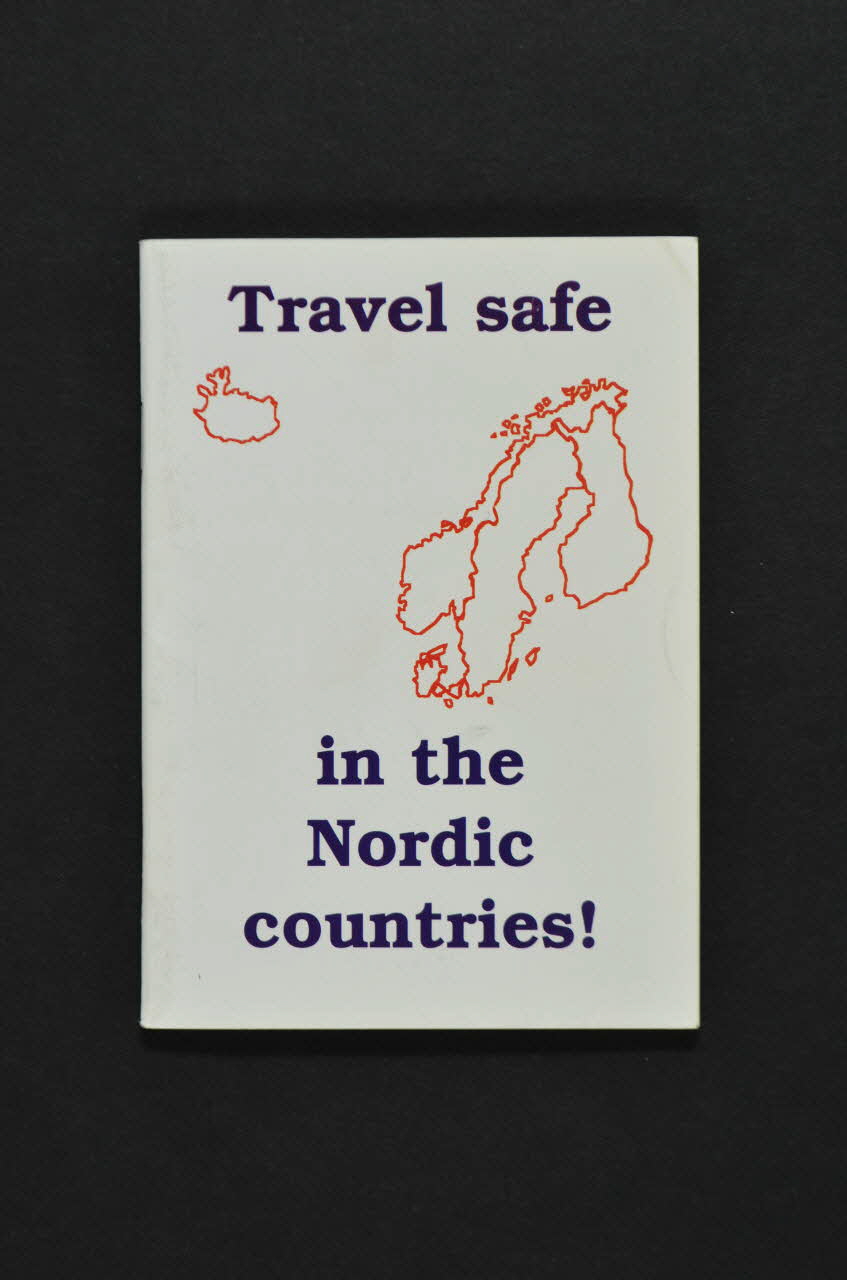 BROCHURE "Travel safe in the Nordic countries" Suède 1999 2004.57.2 Photo Mucem
