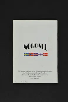BROCHURE "Travel safe in the Nordic countries" Suède 1999 2004.57.2  Photo Mucem