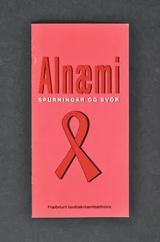 Département De La Santé BROCHURE "Alnaemi. Spurningar og svör" (traduire) Islande 1996 2004.57.5 Photo Mucem