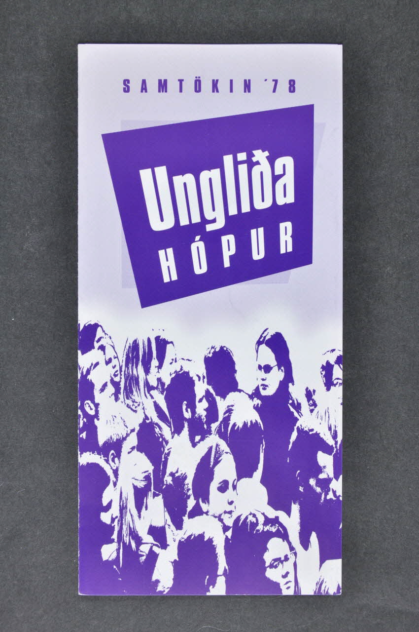 Dépliant "Unglida Hopur" (traduction) 2004.58.16 Photo Mucem