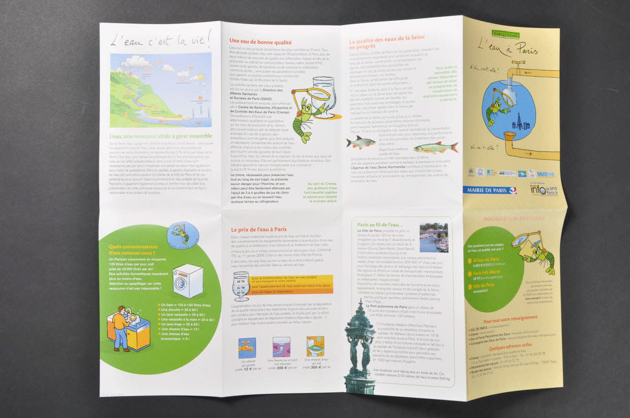 BROCHURE Brochure Eau de Paris 2006.160.10.9 Photo Mucem