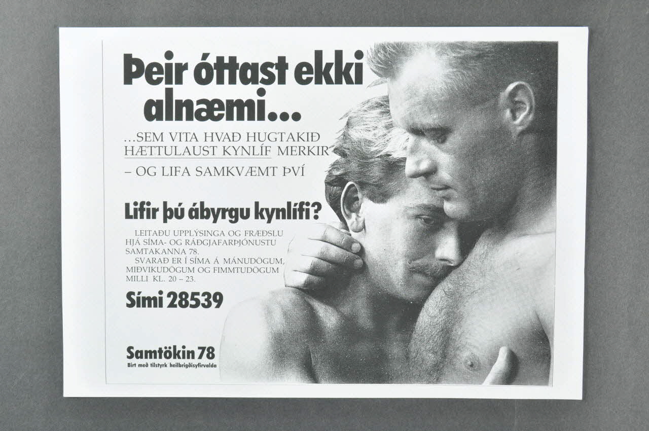 Samtokin 78 tract "Beir ottast ekki alnamaemi..." (traduire) Islande 1988 2004.58.3 Photo Mucem