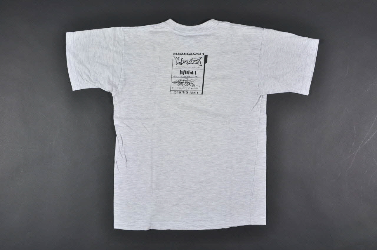 tee-shirt Tee-shirt du festival de Niort France 1999 2004.69.2 Photo Mucem
