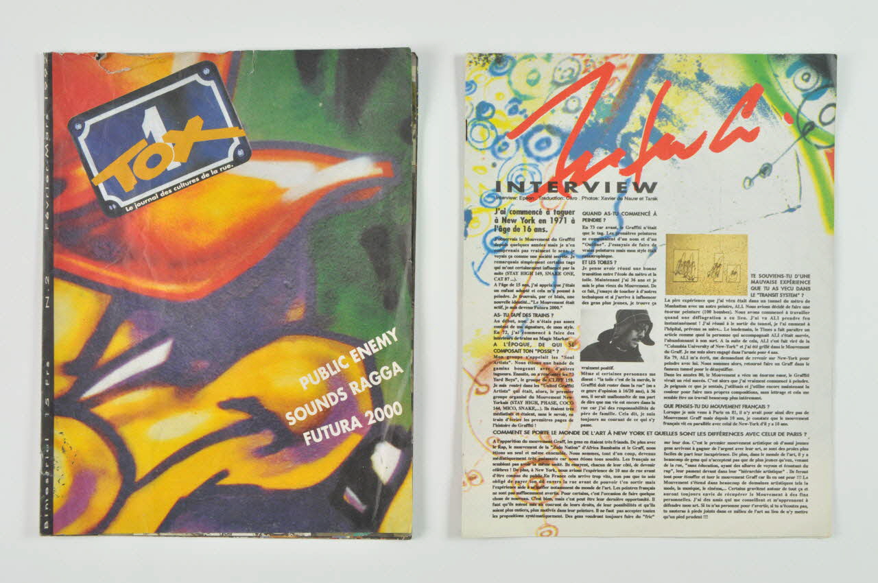 Florent Massot magazine Fanzine 1TOX Le journal des cultures de la rue France 1992 2004.69.20.1-2 Photo Mucem