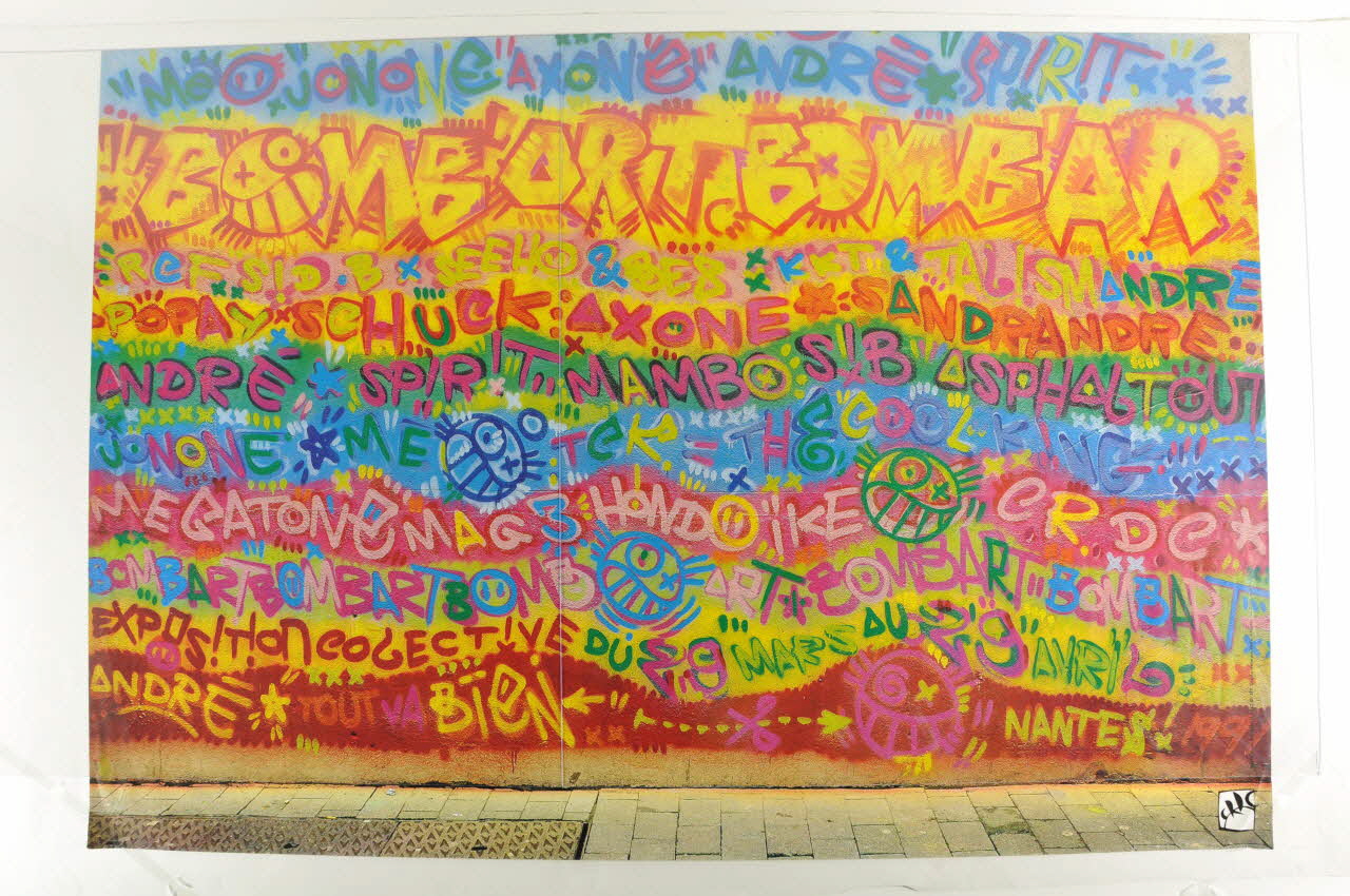 André affiche Affiche de l'exposition BOMB'ART France 1991 2004.69.27.2 Photo Mucem