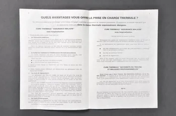 FEUILLE DE PRESENTATION Note à l'attention des curistes 2006.164.10.3 Photo Mucem