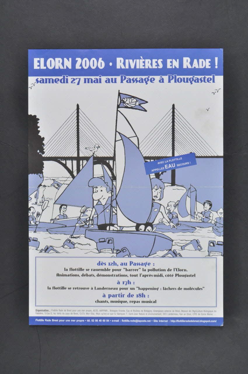 affiche Elorn 2006 Rivières en rade ! 2006.166.2 Photo Mucem