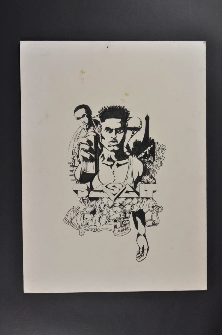 Banga dessin Basalt Île-de-France, France 1989 2004.74.3 Photo Mucem