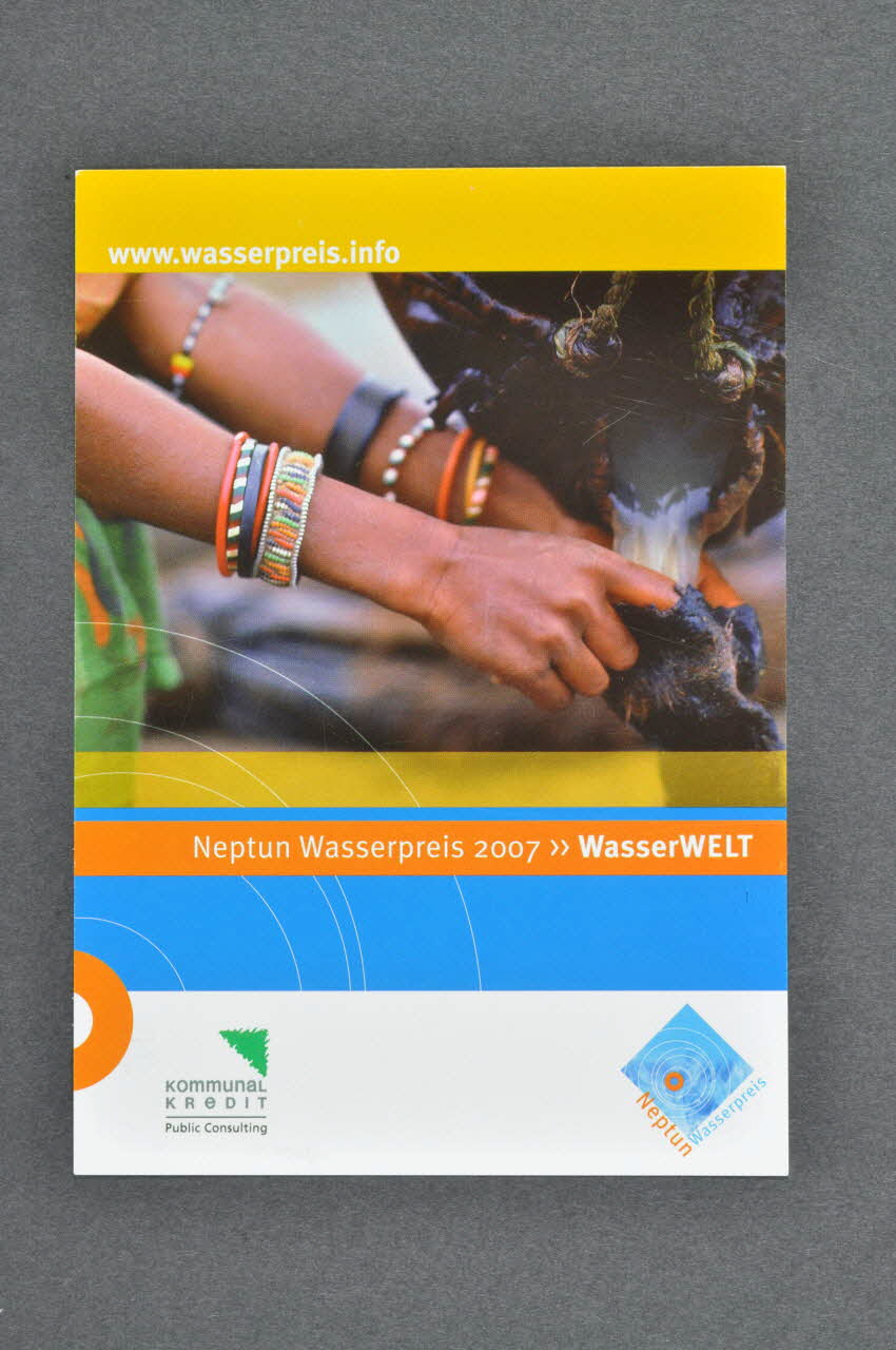 carte postale commerciale Neptun Wasserpreiss 2007 2006.168.1 Photo Mucem