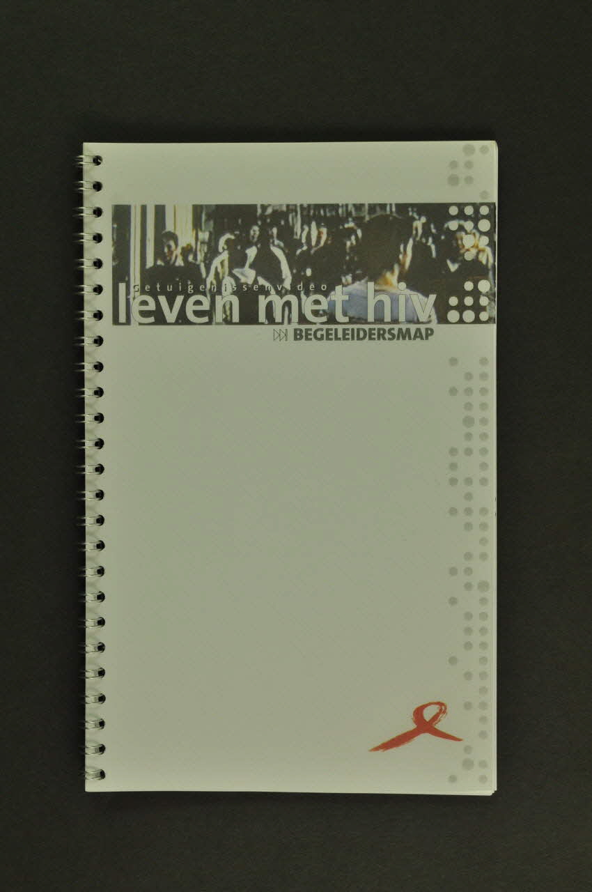 Sensoa Et Plantijnhogeschool livret "Leven mit hiv" (Vivre avec le VIH) Belgique 2002 2004.76.19.2 Photo Mucem