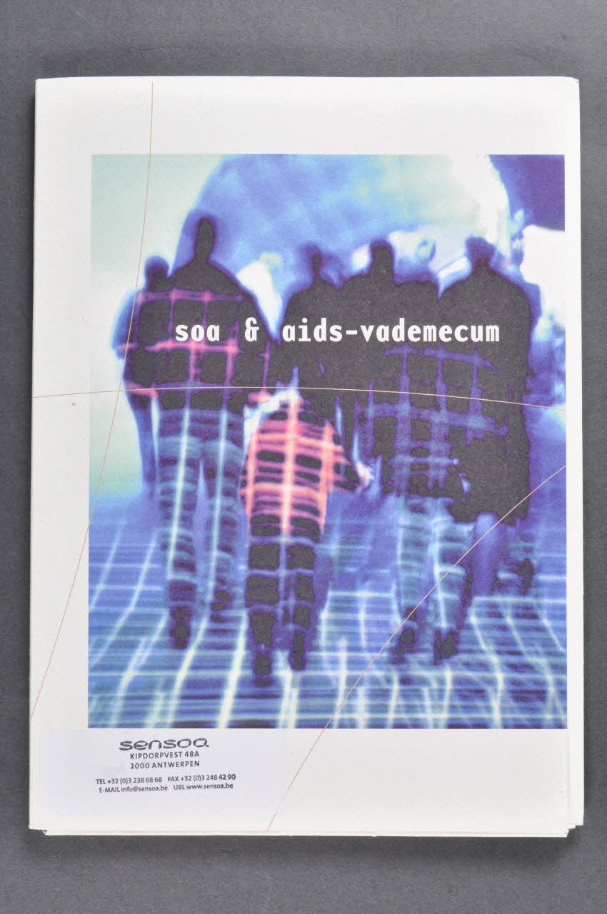 Sensoa BROCHURE "Soa & Aids vademecum" (Vademecum sur les MST et le Sida) Belgique 1999 2004.76.8.1-3 Photo Mucem